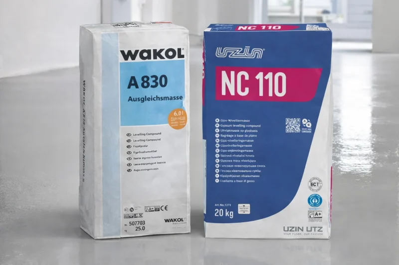 Gipsgebonden egalisaties