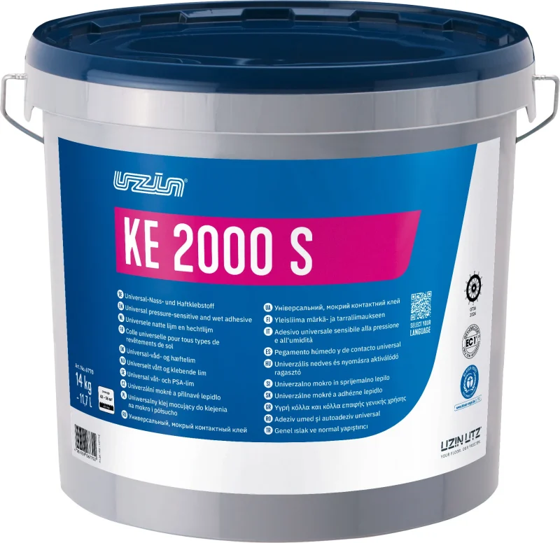 UZIN KE 2000 S Universele PVC- en rubberlijm 14 KG