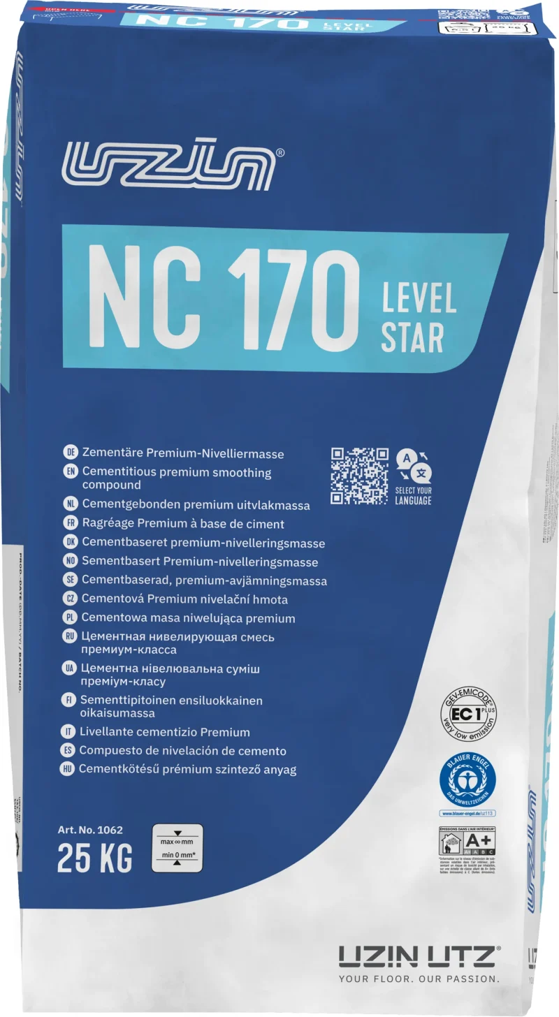 UZIN NC 170 Levelstar Hoogwaardige uitvlakmassa 20 KG