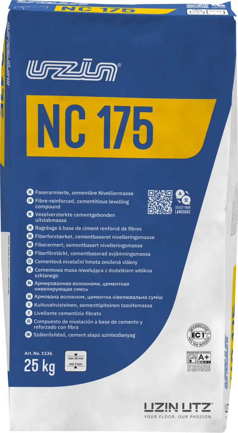 UZIN NC 175 Hoogwaardige vezelversterkte uitvlakmassa 20 KG